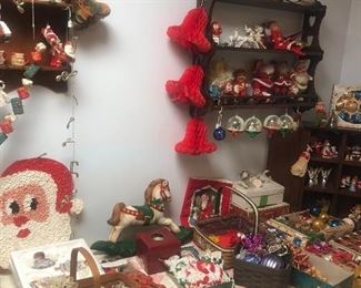 Vintage Christmas room