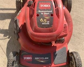 #2 Lawnmower TORO personal pace self propel system 6.5 liters with bag $140.00