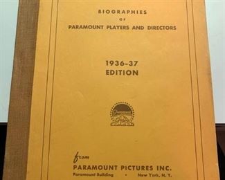 1936 Paramount Pictures Players Biographies