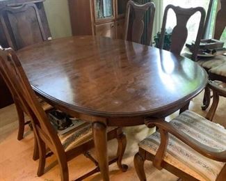 062l Ethan Allen Table  Chairs