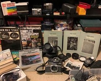 230o Rolleiflex SL35 Camera, Equipment, Books  Film