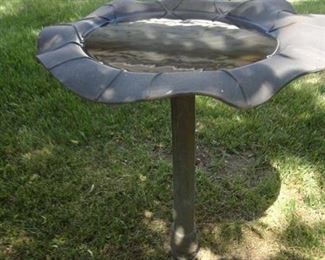 Metal Bird Bath