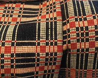 2 panel woven coverlet