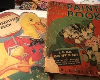 Early coloring books