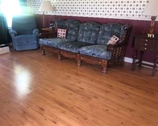 Couch and rocker recliner