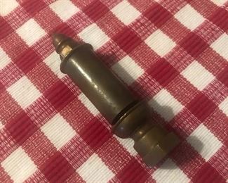 Brass steam whistle