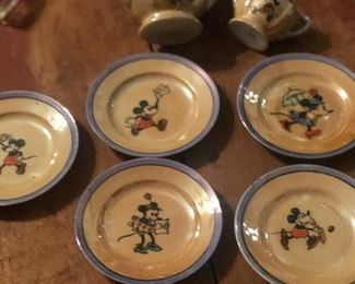 Luster ware Mickey Mouse childs tea set