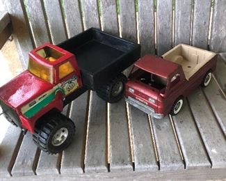 Tonka and Struckto trucks