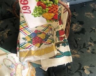 Linen hand towels 1950’s