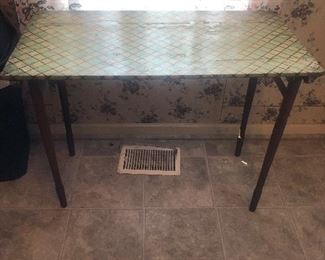 Wood folding kitchen table