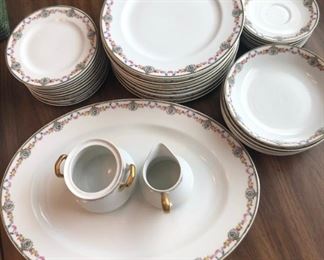 40-piece French Limoges china
