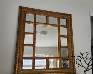 Beveled section mirror...28" x 32"