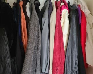 Closets full of clothes!