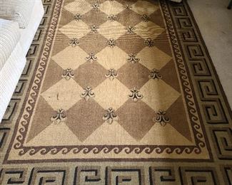 Fleur de Lis rug in Living Room...56" x 61"