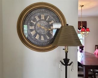 Detailed clock...23" diameter