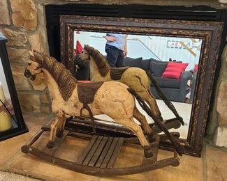 Rocking Horse...32.5" long x 10" wide x 24" tall