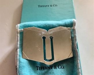 $60 Tiffany & Co. Sterling silver "Book"  bookmark