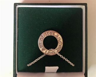 $22 "A Taste of Ireland" pendant charm sterling 