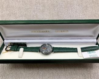 $20 Connemara  Marble Ireland watch in original box 