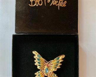 $30 Bob Mackie butterfly pin