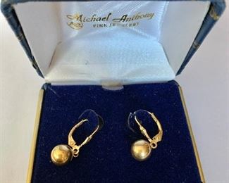 $50 14k gold earrings
