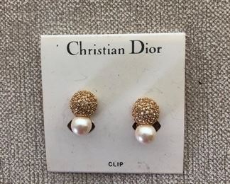 $30 Pair of Christian Dior earrings