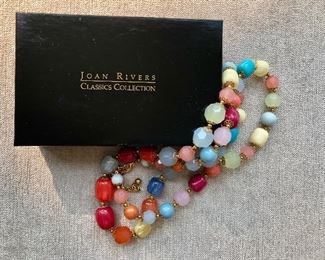 $20 Joan Rivers multi colored necklace