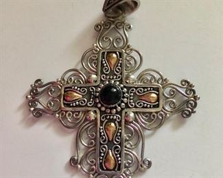 $60 Detail cross pendant 