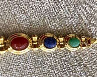 $25 Detail scarab gold tone bracelet 