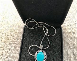 $40 Sterling pendant on chain 