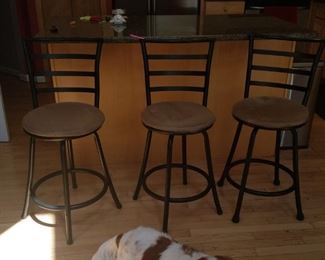 3 BAR STOOLS