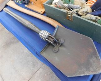 US Army trench shovel