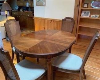 5 pc Cane dining set
