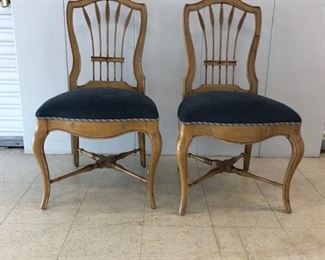 There are four of these beautiful Century wheat back chairs