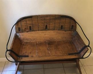 Amish Buggy made into a Bench