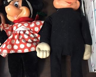 Vintage Mickey and Minnie Mouse