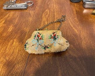 Small Bead Decorated Purse