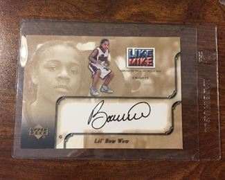 Upper Deck Lil' Bow Wow Autographed Card