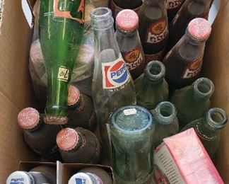 Vintgage Pepsi bottles