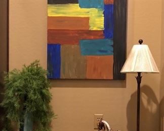 Art, Accent Lamp, Decor