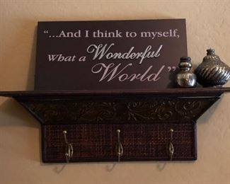 "...And I think to myself, What a Wonderful World" Shelf