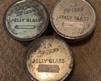 Vintage Kerr Jelly Glass Jars