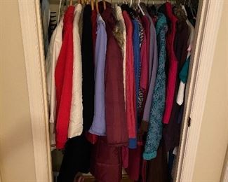 Coats and sweaters. S-L