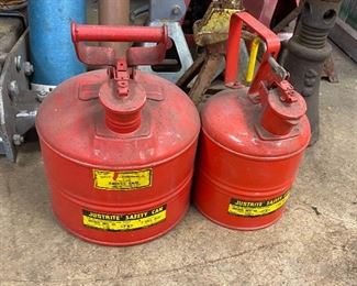 Two Justrite Safety Cans $40.00