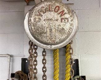 Cyclone Model M with all chains shown and ropes $200.00 (see next photos)