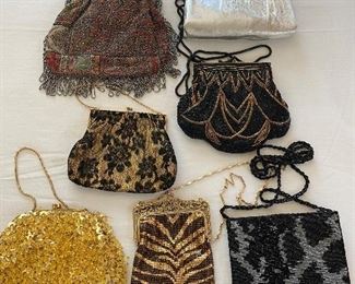 Vintage beaded purses