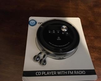 CD player with FM radio $10
