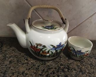 Teapot and cup $15