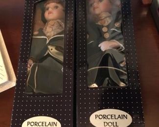 Porcelain dolls $40 for the pair