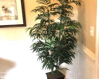 SOLD $65 Tall faux plant